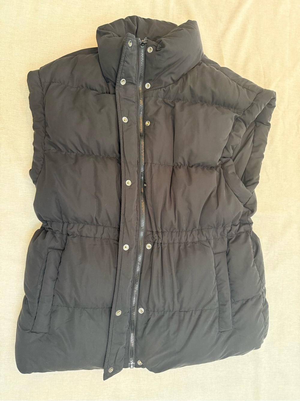 Calla Black Puffer Vest Size S/M EUC - Picture 4 of 10